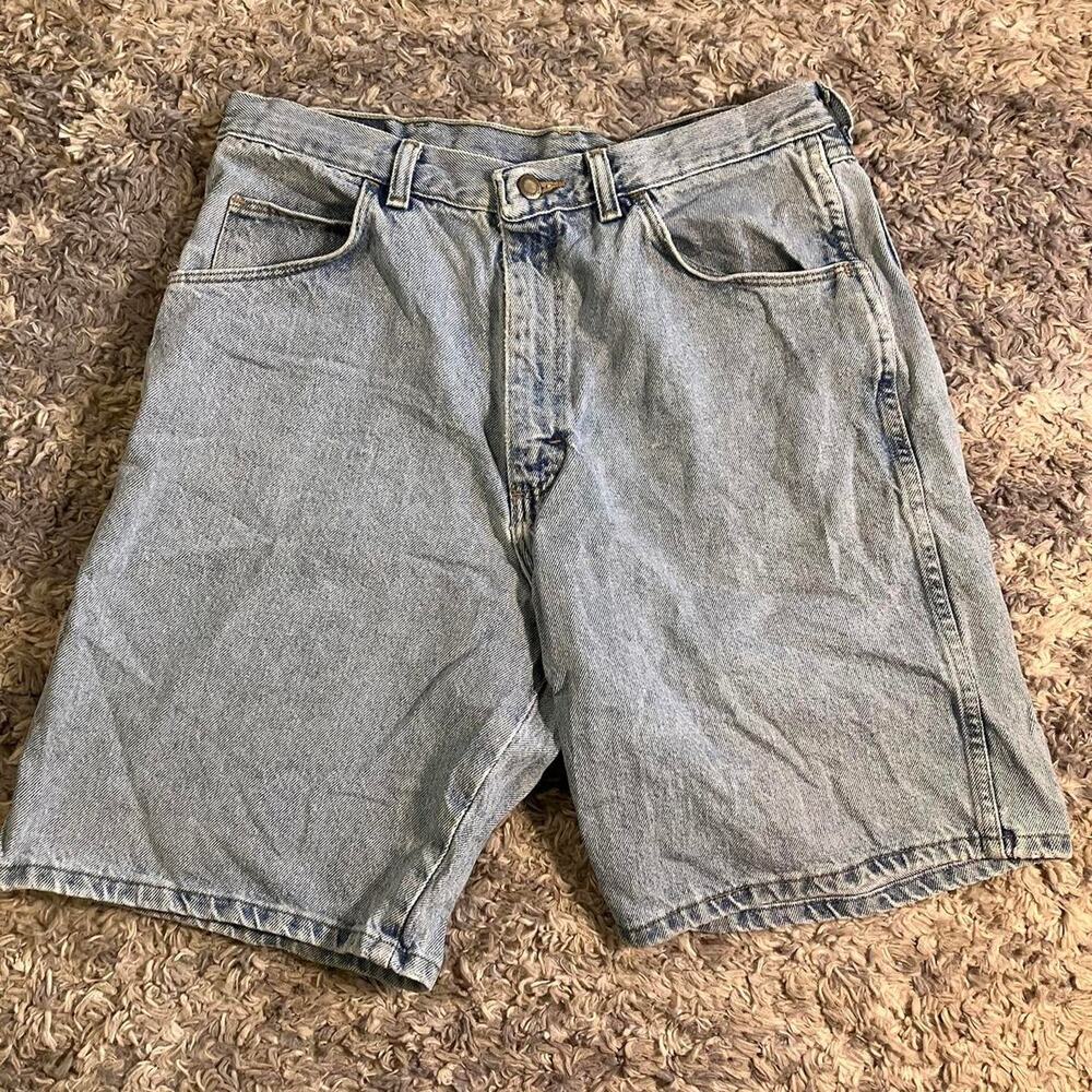 Vintage 90s Wrangler Light‎ Wash Blue Denim Jorts